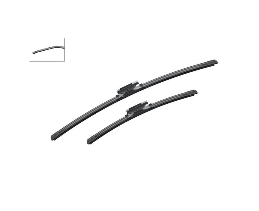 Phaff 01010 Silecek Süpürgesi 600 Mm/400 Mm Muz Tip Renault Fluence 2010- Clio 3-III 2006- Megane 3-III 2008- Symbol 2009- Peugeot 301 2012- Citroen C-Elysee 2012- C3 Picasso 2010- DS3 2015-