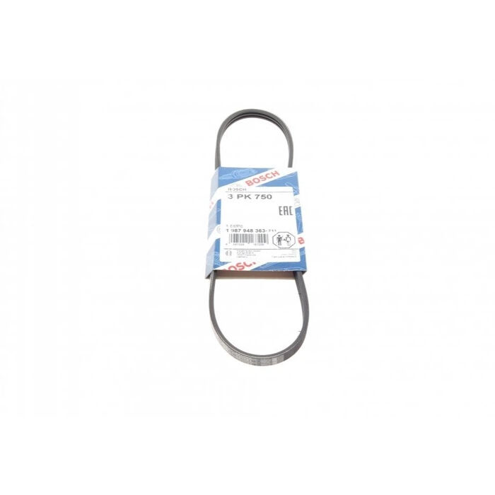 Bosch 1987948363 3PK755 Clio Symbol Logan Sandero 1.2 16v D4F Alternatör V Kayışı
