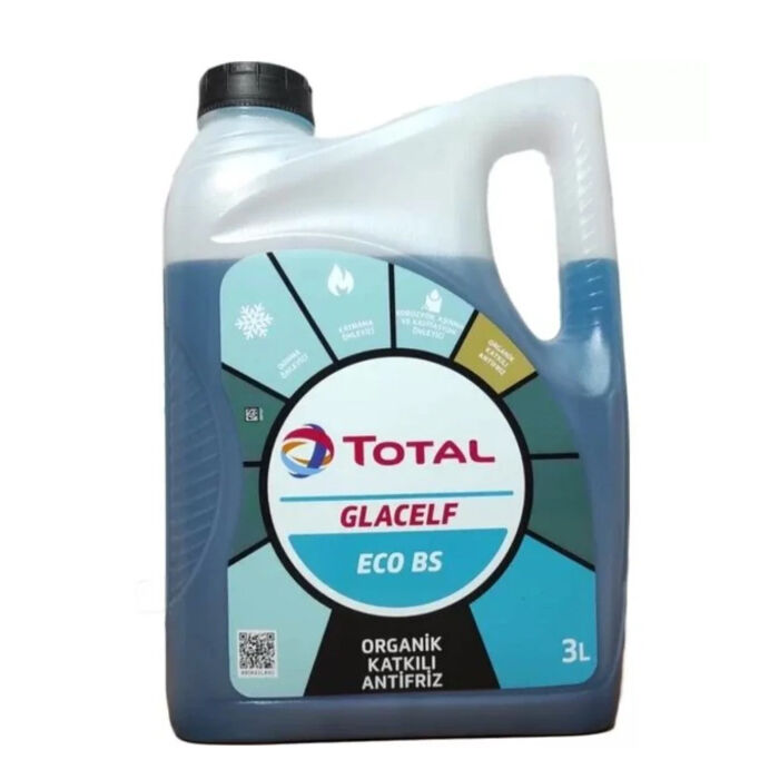 Total Glacelf Organik Katkılı Antifriz Mavi 3 Litre