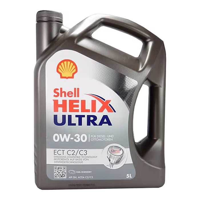 Shell Helix Ultra ECT C2/C3 0W-30 Motor Yağı 5 Litre