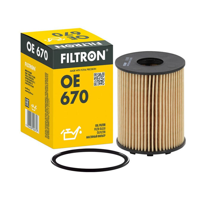 Filtron OE 670 Fiat Doblo Punto Linea Fiorino 1.3 Euro4 Yağ Filtresi Tırnaklı