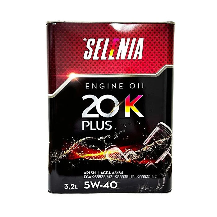 Selenia 20K Plus 5W-40 Motor Yağı 3.2 Litre