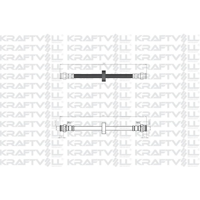 Kraftvoll 07080036 Marea Grande Punto Tempra Brava Bravo Arka Fren Hortumu