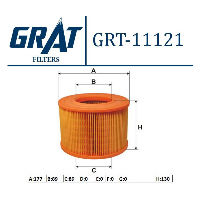 Grat 11121 Megane I Laguna I Scenic I-II 2.0 Hava Filtresi
