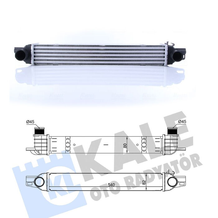 Kale 376030 Fioriono Bipper Nemo 1.3 1.4 HDi MTJ Turbo Radyatörü İnterkol Brazing