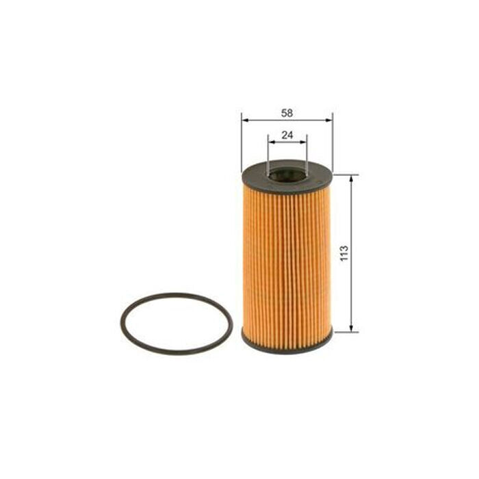 Bosch F026407014 Laguna 3-III 08> Latitude 10> 2.0Dci Yağ Filtresi
