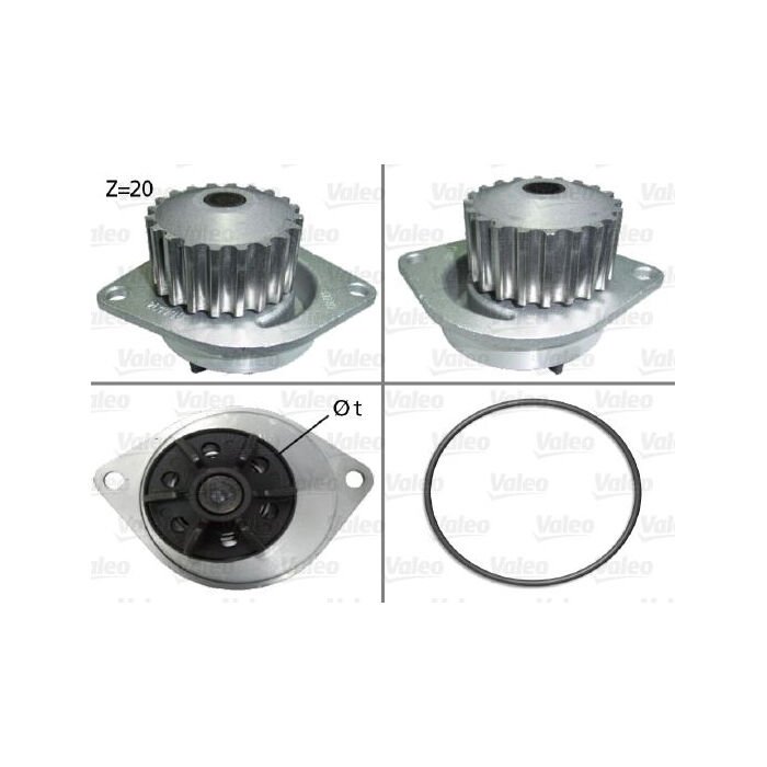 Valeo 506290 Saxo Xsara 106 206 306 405 1.4 1.6 1.5D Devirdaim Su Pompası
