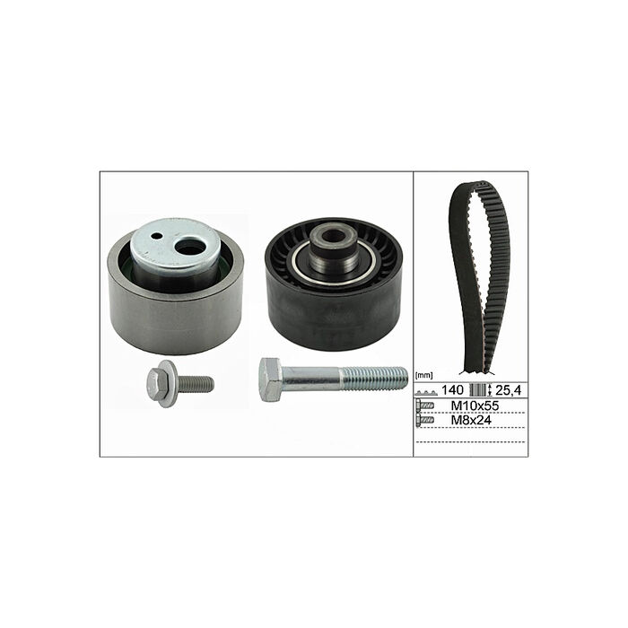 Ina 530044010 140 Diş Eksantrik Triger Seti Partner Berlingo 1.9D DW8